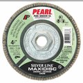 Pearl Silver Line ZC Maxidisc Flap Disc 4-1/2 x 5/8-11 Z-60 T-29 MX456Z9TH